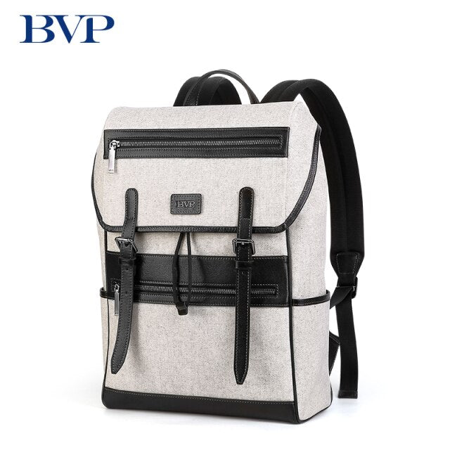 BVP Fashion Men Backpack Bag Brand 15.6 Inch Laptop Notebook Mochila Male Waterproof Back Pack Backbag Canvas School Backpack 50